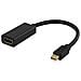 Adattatore Mini Displayport A Hdmi, 4k 60hz, 0.2m, Nero - Foto miniatura 1