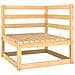Set Salotto Giardino 7 pz Cuscini Antracite Legno Massello Pino - Foto miniatura 4