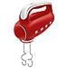 Sbattitore Elettrico Estetica 50's Style Potenza 250 Watt Colore Rosso - Foto miniatura 7
