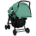 Passeggino Gemellare A Tandem Verde In Acciaio - Foto miniatura 2