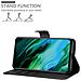 Custodia Compatibile Con Honor 20e In Nero Carbone - Coperchio Protettiva Con Chiusura Magnetica, Funzione Stand E Tasca Per Le Carte - Foto miniatura 3