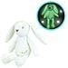 Luminou Coniglio Bianco Peluche Naturale E Luminoso Funziona Senza Batteria + / - 20 Cm - Foto miniatura 1