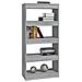 Libreria / divisorio Grigio Sonoma 60x30x135 Cm Legno Multistrato - Foto miniatura 3