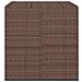 Contenitore Da Giardino In Rattan Pe 100x97,5x104 Cm Marrone - Foto miniatura 2