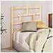 Testiera Per Letto 81x4x100 Cm In Legno Massello Di Pino - Foto miniatura 1