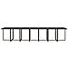 Set Da Pranzo Per Giardino 15 Pz Con Cuscini Polyrattan Marrone - Foto miniatura 4
