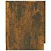 Comodini 2 Pz Rovere Fumo In Legno Multistrato - Foto miniatura 4