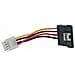 Cavo Adattatore Di Alimentazione Sata - 1x 8 -89 Cm 3 -5 Pollici Bu-15 Pin Sata St - Con. Ansa - 0 -15 M - Foto miniatura 3