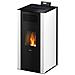 Termostufa Pellet Mira 16 Kw. Bianca - Foto miniatura 1
