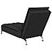 Chaise Longue Massaggi con Capezzale Nero in Tessuto - Foto miniatura 5
