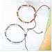 Bracciale Regolabile Con Perle Acciaio Al Titanio Argento - Foto miniatura 5