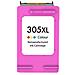 Cartuccia A Colori Hp 305xl Inchiostro Rigenerata - Mostra Livello Di Inchiostro - Sostituisce 3ym63ae/3ym60ae - Foto miniatura 1
