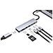DONN28G replicatore di porte e docking station per laptop Cablato USB 3.2 Gen 1 (3.1 Gen 1) Type-C Grigio - Foto miniatura 4