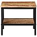 Tavolino Da Salotto 45x45x35 Cm Legno Massello Di Mango Grezzo - Foto miniatura 1