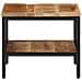 Tavolino Da Salotto 45x45x35 Cm Legno Massello Di Mango Grezzo - Foto miniatura 3