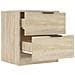 Lusso Casadino -  Comodini 2 Pz Rovere Sonoma In Legno Multistrato - Foto miniatura 5