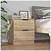 Lusso Casadino -  Comodini 2 Pz Rovere Sonoma In Legno Multistrato - Foto miniatura 7