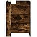 Lusso Casadino -  Comodino Rovere Fumo 45x50x65 Cm In Legno Multistrato - Foto miniatura 3
