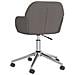 Sedia Da Ufficio Girevole Grigio Scuro In Tessuto - Foto miniatura 4