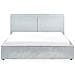 Letto Contenitore Ciniglia Moissac 180 X 200 Cm Azzurro - Foto miniatura 5