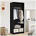 Armadio rovere nero Set di 2 Rovere nero Legno ingegnerizzato - Foto miniatura 2