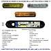 Lampeggiatore Stilo Giallo 7 Led Luce Fissa O Lampeggiante Montaggio A Palo O Parete Monitore Su Automatismi Pericolo - Foto miniatura 3