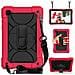 Custodia Per Samsung Galaxy Tab A 10.1"" Supporto E Tracolla Rosso - Foto miniatura 4