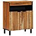 Sideboard  60x33x75 cm in legno massello di acacia - Foto miniatura 1