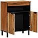 Sideboard  60x33x75 cm in legno massello di acacia - Foto miniatura 2
