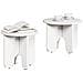 Tavolino da salotto 2 pcs Bianco 39.5 x 39.5 x 30 cm - Foto miniatura 3