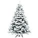 Albero di Natale Artificiale Snodato Foderato di Neve Bianco - Foto miniatura 3