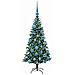 Albero di Natale artificiale con luci integrate Verde 120 cm - Foto miniatura 3