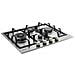 YLG 60 RFX piano cottura Acciaio inox Da incasso 60 cm Gas 4 Fornello (i) - Foto miniatura 5