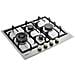 YLG 60 RFX piano cottura Acciaio inox Da incasso 60 cm Gas 4 Fornello (i) - Foto miniatura 3