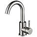 Rubinetto per lavabo da bagno, Blackswan, tipo M236, modello rotondo in nichel, misura 23,5 cm - Foto miniatura 1