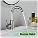 Rubinetto per lavabo da bagno, Blackswan, tipo M236, modello rotondo in nichel, misura 23,5 cm - Foto miniatura 2