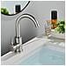 Rubinetto per lavabo da bagno, Blackswan, tipo M236, modello rotondo in nichel, misura 23,5 cm - Foto miniatura 3