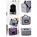 Borsa Organizer Portaoggetti Lucchettabile - Custodia Con Password In Tessuto Oxford Gray - Foto miniatura 4