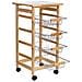 Carrello Cucina In Legno 37x37x76h Cm - Foto miniatura 6