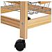 Carrello Cucina In Legno 37x37x76h Cm - Foto miniatura 8