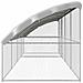 Cuccia per cani 4 pcs Argento 8 x 2 x 2 m Acciaio zincato - Foto miniatura 5
