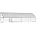 Cuccia per cani 4 pcs Argento 8 x 2 x 2 m Acciaio zincato - Foto miniatura 6