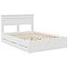 Struttura del letto Bianco 160 x 200 cm Legno Ingegnerizzato - Foto miniatura 4