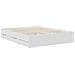 Struttura del letto Bianco 160 x 200 cm Legno Ingegnerizzato - Foto miniatura 6