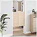 Porte Swing 2 pcs Naturale Legno Massello di Pino - Foto miniatura 3