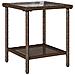 Set di divani da esterno 2 pcs Marrone e Rosso polyrattan - Foto miniatura 6
