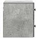 Mobiletto da notte a muro con cassetto 2 pcs Grigio Cemento - Foto miniatura 6