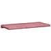 Cuscino per panchina Velluto Rosa Profondità 35 cm - Foto miniatura 7