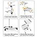 ICA-TB TPM-6 - Trolley Universale per Notebook / Videoproiettore, Bianco - Foto miniatura 6