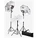 Illuminazione Studio Fotografico: 24 Watt Treppiedi E Ombrelli - Foto miniatura 3